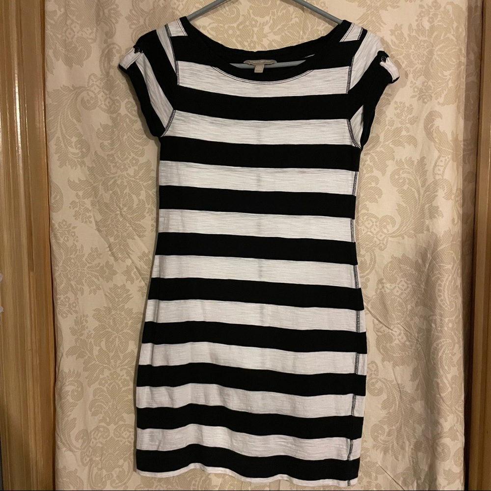 Banana Republic Factory Causal Striped Dress XXS